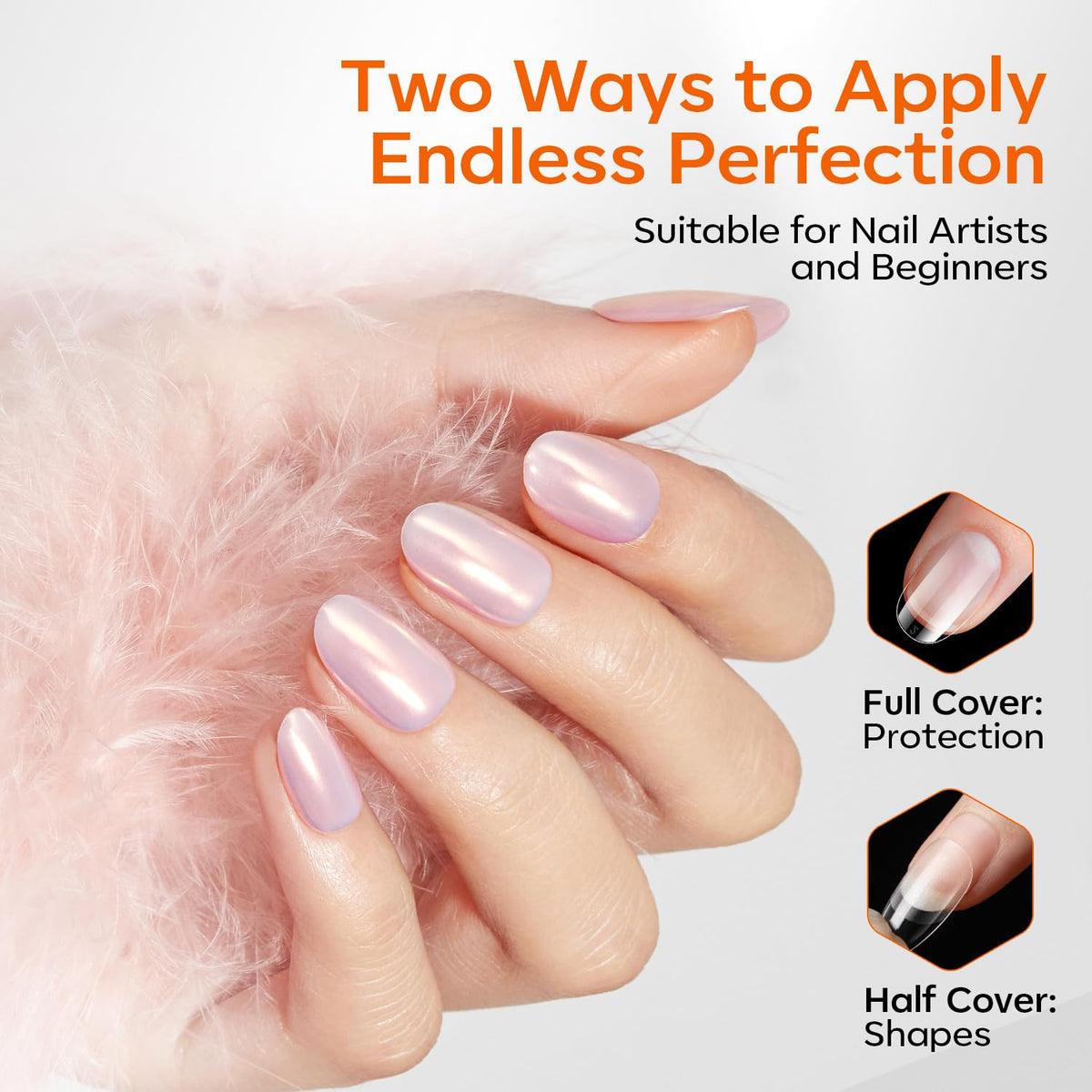 Discover the genuine Modelones Short Almond Nail Tips set, 360 pieces for nail art perfection. Ideal for artists and beginners.