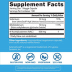 Buy now Doctor's Best Nac Detox Regulators with seleno excell, Non-GMO, Vegetarian, Gluten&Soy Free, 180 Veggie Caps, 180Count at indiglob india