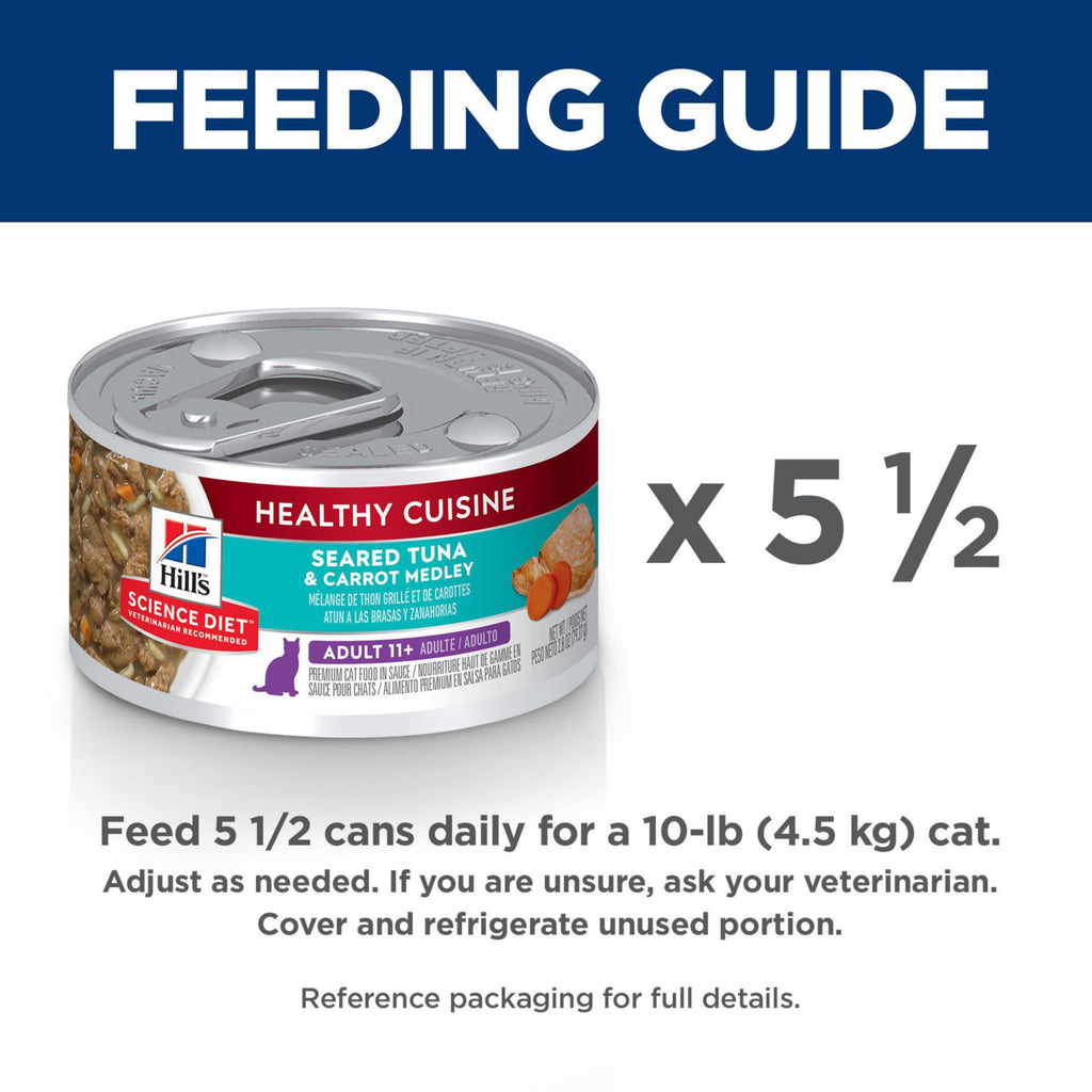 Hill's Science Diet Senior 11+ Healthy Cuisine Wet Cat Food