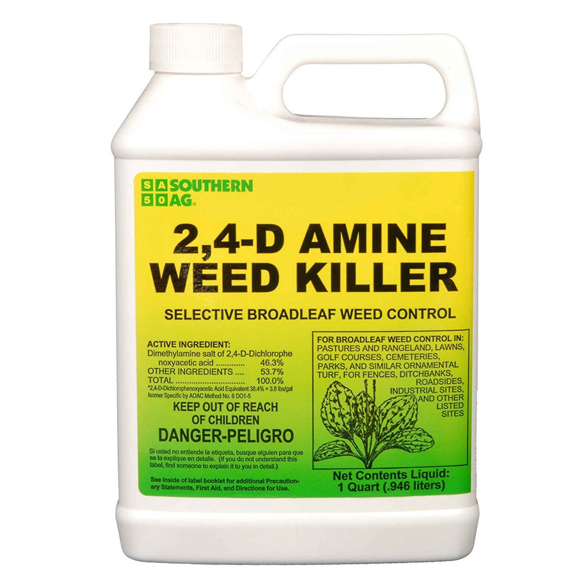 Southern Ag Amine 2,4-D WEED KILLER, 32oz - Quart