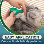 VICSOM Cat Flea Treatment, Flea and Tick Prevention for Cats, 6 Doses