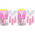 Gillette Venus Sensitive Disposable Razors for Women with Sensitive Skin, 6 Count, Delivers Close Shave with Comfort