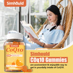 3 Packs CoQ10 500MG Gummies - Plus Omega-3, Magnesium, Vitamin B3 & Zinc - 3X Better Absorption Coenzyme Q10 Supplements for Heart Health, Cellular Energy & Antioxidant, Non-GMO 180 Counts
