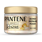 Pantene Miracle Rescue Hair Mask, Intensive Bond Repair with Melting Pro-V Pearls, Melts Away Damage, Builds Bonds, Strengthens Against Damage, Deep Conditioning for Dry Damaged Hair, 10.1 fl oz