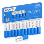 Buy now Voniko Ultra AAA Batteries 24 Pack - Alkaline Triple A Battery, Ultra Long-Lasting for All Your Devices, 10-Year Shelf Life, Leak-Proof & Mercury-Free at indiglob india