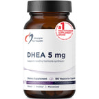 Designs for Health DHEA 25mg - DHEA Supplement for Men + Women - Supplement to Help Support Healthy Aging, Muscle Integrity, Energy + Hormonal Synthesis - Non-GMO (60 Capsules)