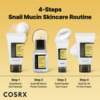 Buy now COSRX All About Snail Mucin Korean Skin Care Set, Mini Travel Essentials, Travel Size Gift Set with Snail Mucin Face Wash, Serum, Moisturizer & Eye Cream, Rejuvenating Kit at indiglob india