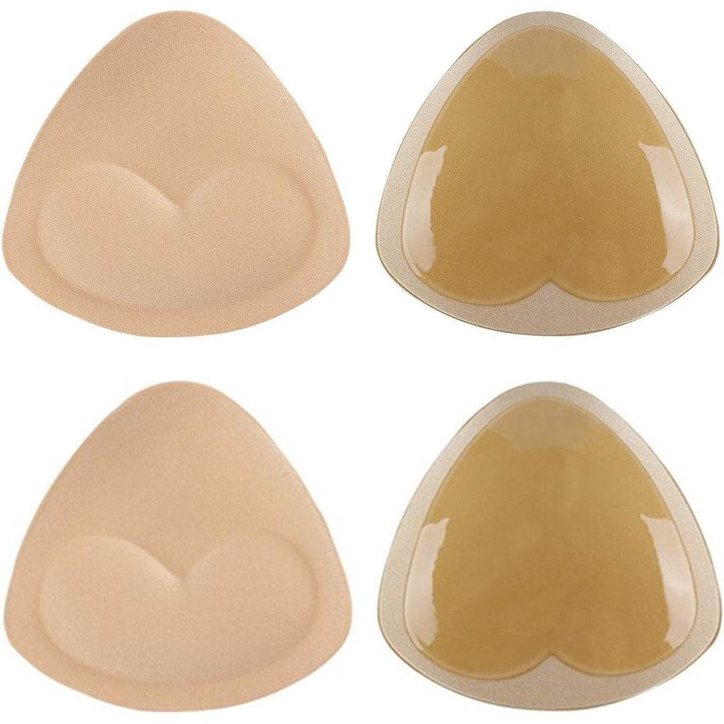Buy now SERMICLE Self-Adhesive Bra Pads inserts, Removeable Silicone Triangle Push Up Pads at indiglob india