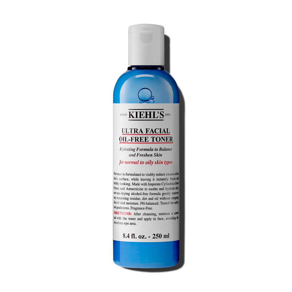 Buy now Kiehl's Ultra Facial Oil-Free Toner, Soothing & Hydrating Face Toner for Oily to Normal Skin, Reduces Excess Oil, Non-drying, Alcohol-free, pH-Balanced, Paraben-free, Fragrance-free - 8.4 fl oz at indiglob india