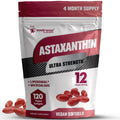 Astaxanthin 12mg, 120 Softgels, 4 Month Supply Axanthanin Supplement