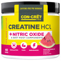 CON-CRET Creatine HCl + Nitric Oxide, Sour Watermelon, 40 Servings