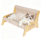 Large Sisal Cat Scratcher Couch for Indoor Cats, Scratching Board Furniture