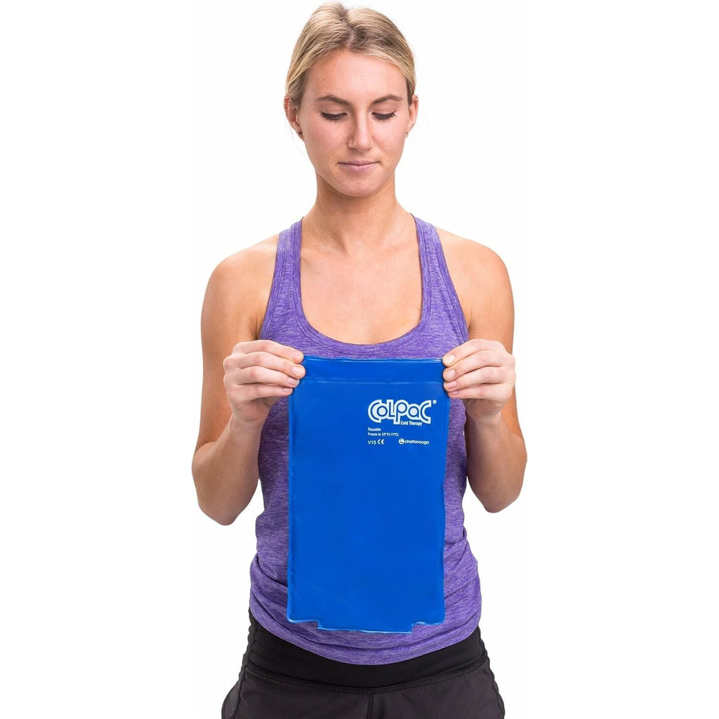 Buy now Chattanooga ColPac - Reusable Gel Ice Pack - Half Size - 7.5 in x 11 in (19 cm x 28 cm) - Cold Therapy - Knee, Arm, Elbow, Shoulder, Back - Aches, Swelling, Bruises, Sprains, Inflammation at indiglob india