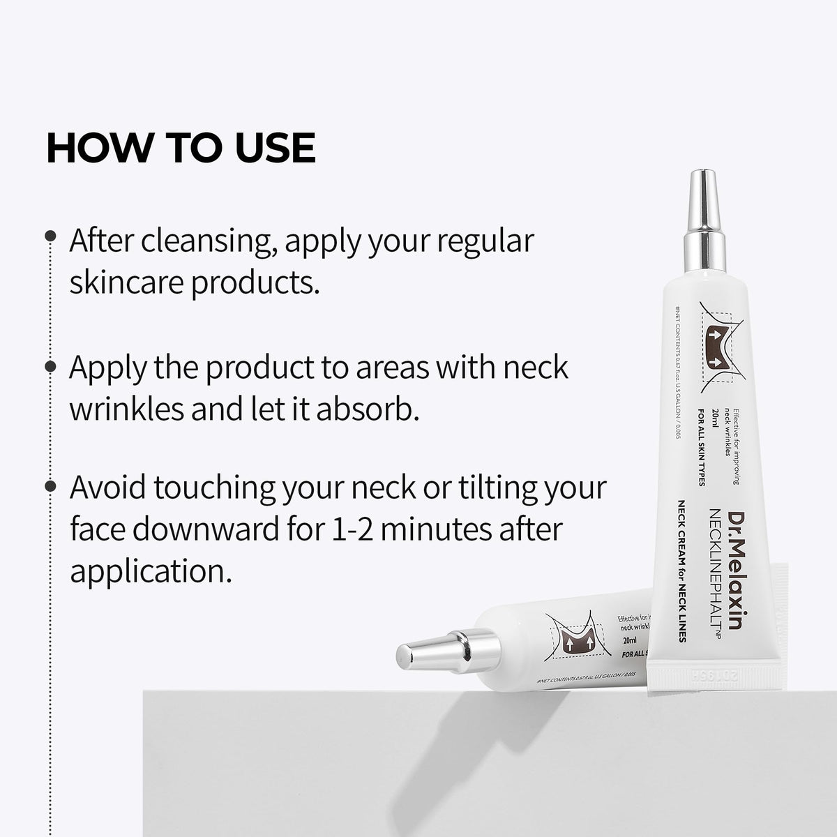 Dr.Melaxin Necklinephalt Spicule Neck Cream – Microneedle Firming & Lifting Treatment for Turkey Neck & Sagging Skin, Peptides for Wrinkle Care & Skin Tightening, Korean Skincare 1.69 fl.oz