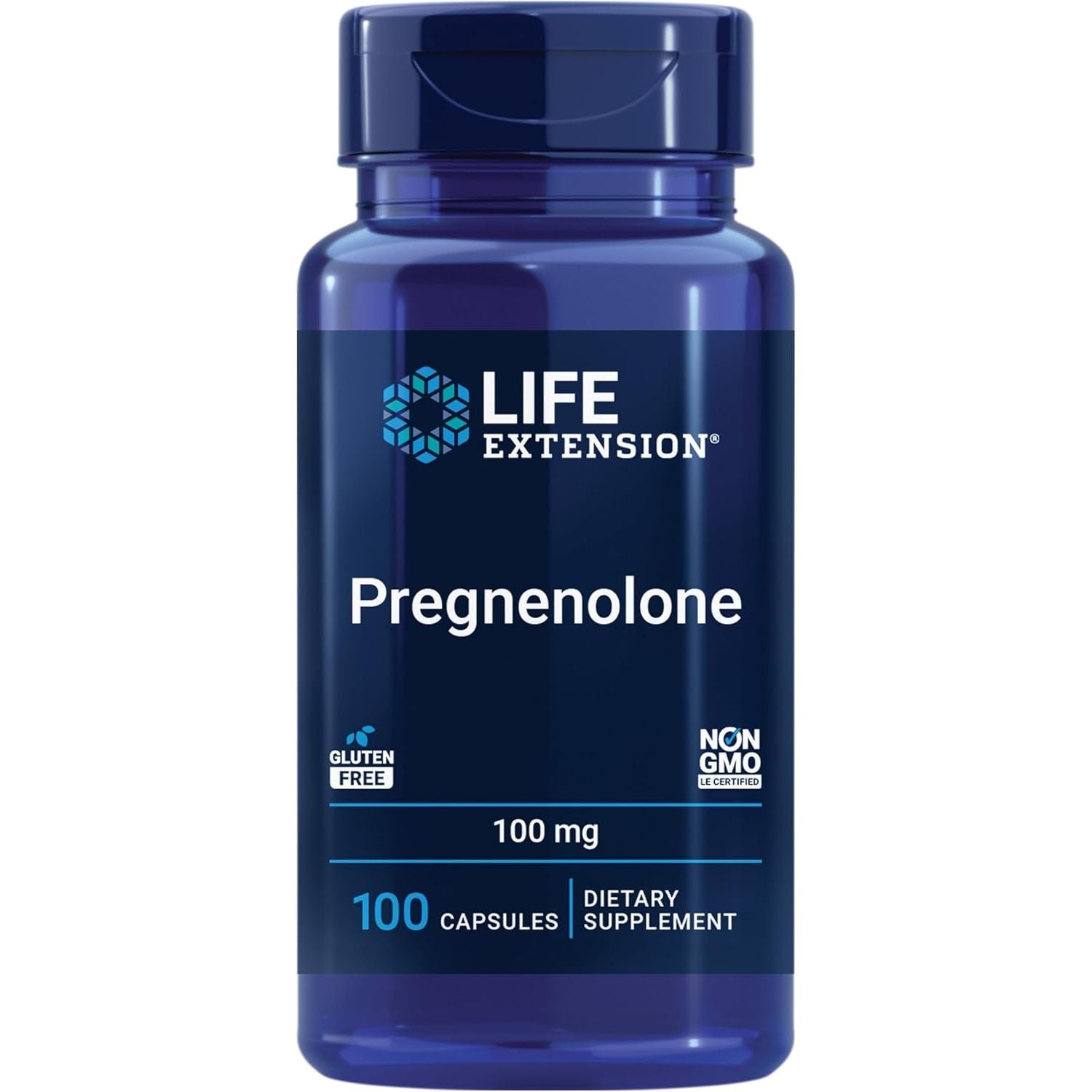 Buy now Life Extension Pregnenolone - Hormone Balance Supplement for Healthy Hormone Levels, 100 mg - Hormone Balance, Memory, Focus, Cognitive Health - Gluten-Free, Non-GMO, 100 Capsules 100 Count (Pack of 1) Supplement at indiglob india