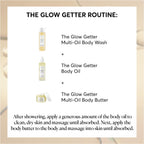 Naturium The Glow Getter Body Oil, Botanical Blend with Squalane, 3.4 oz | Hydrating & Moisturizing Body Oil, Intense Nourishment with Olive, Jojoba, Rosehip & Sea Buckthorn, Smooth & Firm Skin Finish