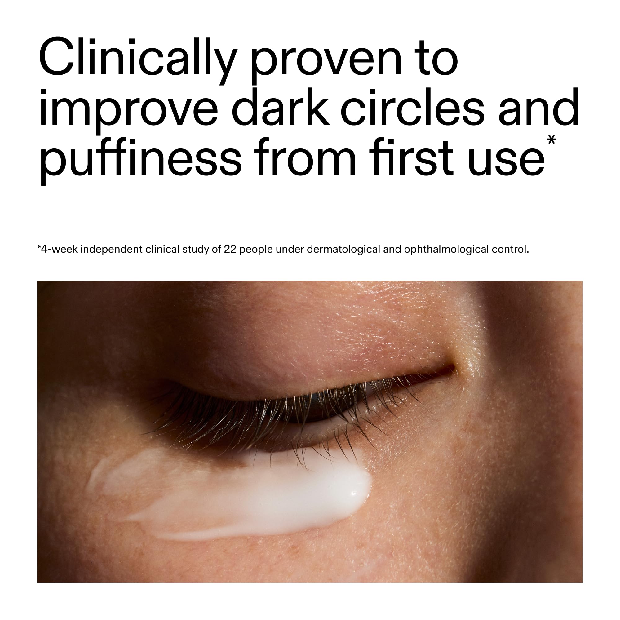 The INKEY List Caffeine Eye Cream, Reduce Eye Puffiness and Dark Circle, Blur Fine Lines, 0.5 fl oz | Lightweight Under-Eye Cream with Caffeine and Matrixyl 3000 to Help Reduce Puffiness, Dark Circles and Fine Lines