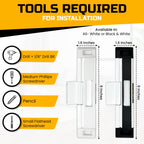 Buy now 2-Pack TOUGHBOLT Double Deadbolt Sliding Patio Door, Child Safety, Home Security Lock with 3-Receiver Latches Included - Installation Required at indiglob india