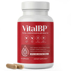 VitalBP Blood Pressure, Blood Flow & Artery Support, CoQ10, K2 & D3, 4 Pack | With L-citrulline to support normal blood pressure, blood flow & artery health.