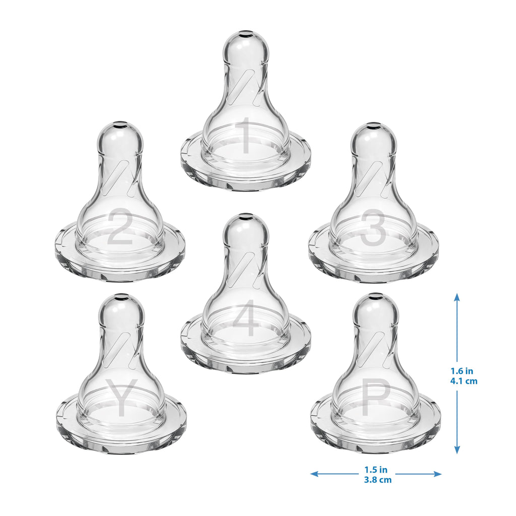 Buy now Dr. Brown’s Natural Flow Y-Cut Narrow Baby Bottle Silicone Nipple, Ideal for Thicker Liquids, 9m+, 100% Silicone Bottle Nipple, 6 Count at indiglob india