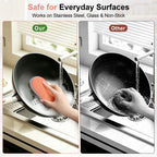 Kitchen Sponges for Washing Dishes, 1 Inch Thick Dual-Sided Dish Sponge