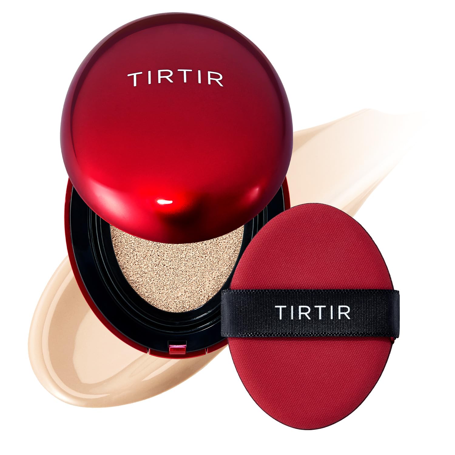 Buy now TIRTIR Mask Fit Red Cushion Foundation | Full coverage, Weightless, Skin fit, Satin Glow Finish, Korean Makeup BB Foundation, beauty, Tattoo cover up, Buildable (#21N Ivory, 0.63 Fl Oz) 17N Vanilla 0.15 Fl Oz (Pack of 1) at indiglob india