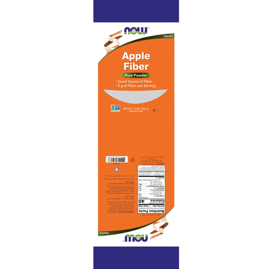 Buy now NOW Supplements, Pure Apple Fiber Powder with Apple Pectin, Non-GMO Project Verified, 12-Ounce at indiglob india