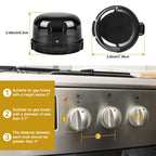 Stove Knob Covers, Universal 5-Pack Gas Stove Knob Covers for Child