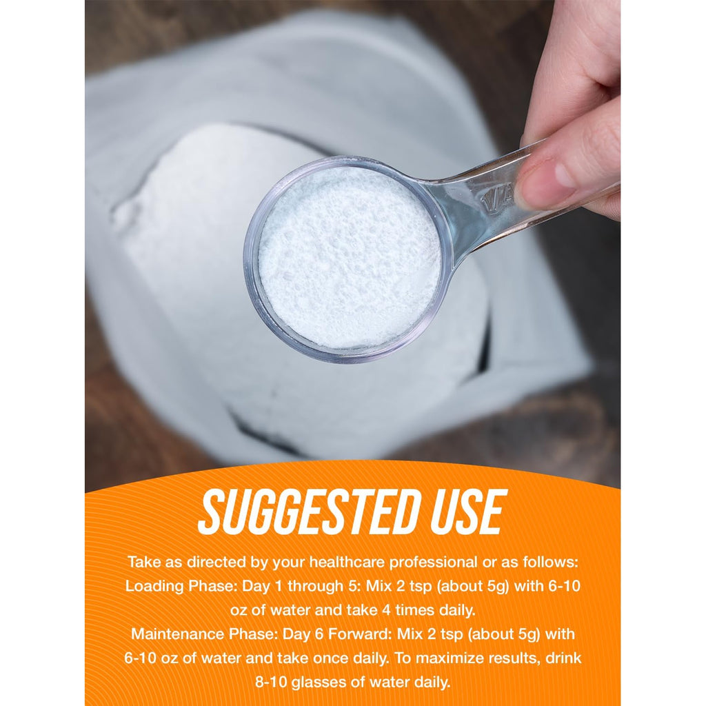 BulkSupplements.com Creatine Monohydrate Powder - Micronized Creatine Powder, Unflavored - Pure & Gluten Free, 5g (5000mg) per Servings, 1kg (2.2 lbs) (Pack of 1)
