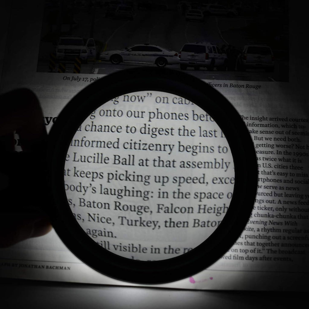 Buy now Magnifying Glass with Light, 10X Handheld Large Magnifying Glass 12 LED Illuminated Lighted Magnifier for Macular Degeneration, Seniors Reading, Soldering, Inspection, Coins, Jewelry, Exploring at indiglob india