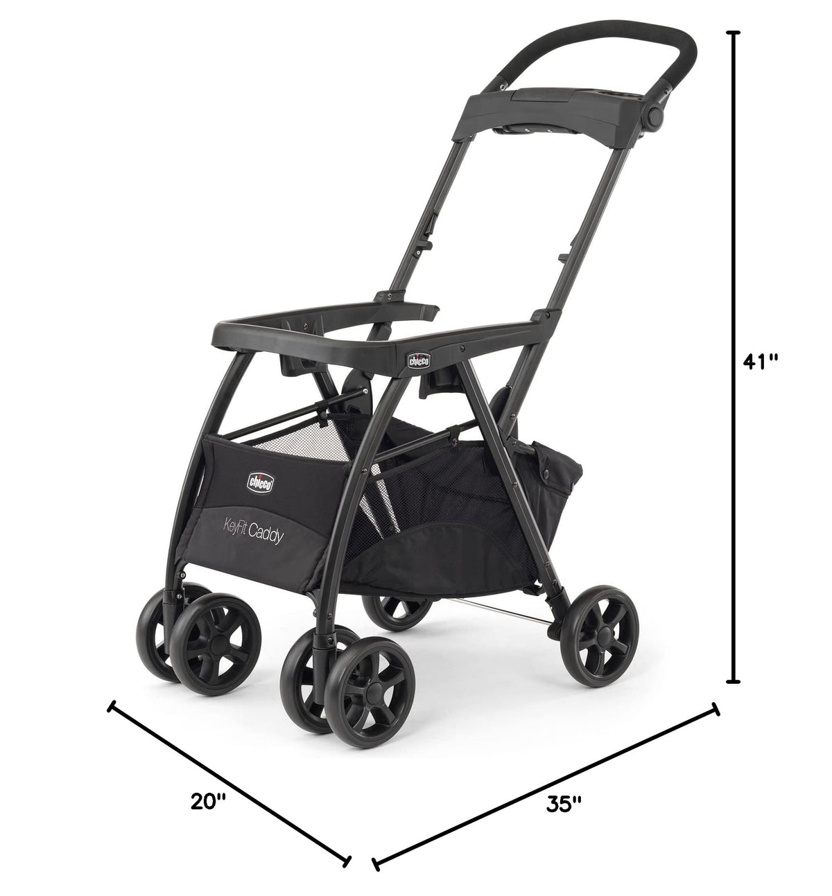Chicco KeyFit Caddy Lightweight Frame Stroller w/Adjustable Handle