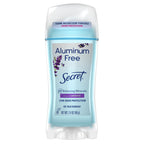 Secret Aluminum Free Deodorant for Women, 72hr Odor Protection, Naturally Derived Ingredients, Free of Parabens Dyes Talc & Baking Soda, PH Balancing Minerals, Dry Solid, Cotton Scent, 2.4 oz