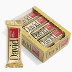 Buy now David High Protein Bars - 0g of Sugar, Low Carb, Gluten Free - 28g of Protein, 150 Calories - On-The-Go Snack - Chocolate Chip Cookie Dough Flavor, Pack of 12 at indiglob india