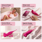 2 in 1 Clit Sucker High Frequency Clitoris G Spot Bullet Wand Vibrator, Suction Vibrator, Women Couples Adult Sex Toys, APP Remote Control Sucking Vibrator, Female Powerful Clitoral Nipple Stimulator