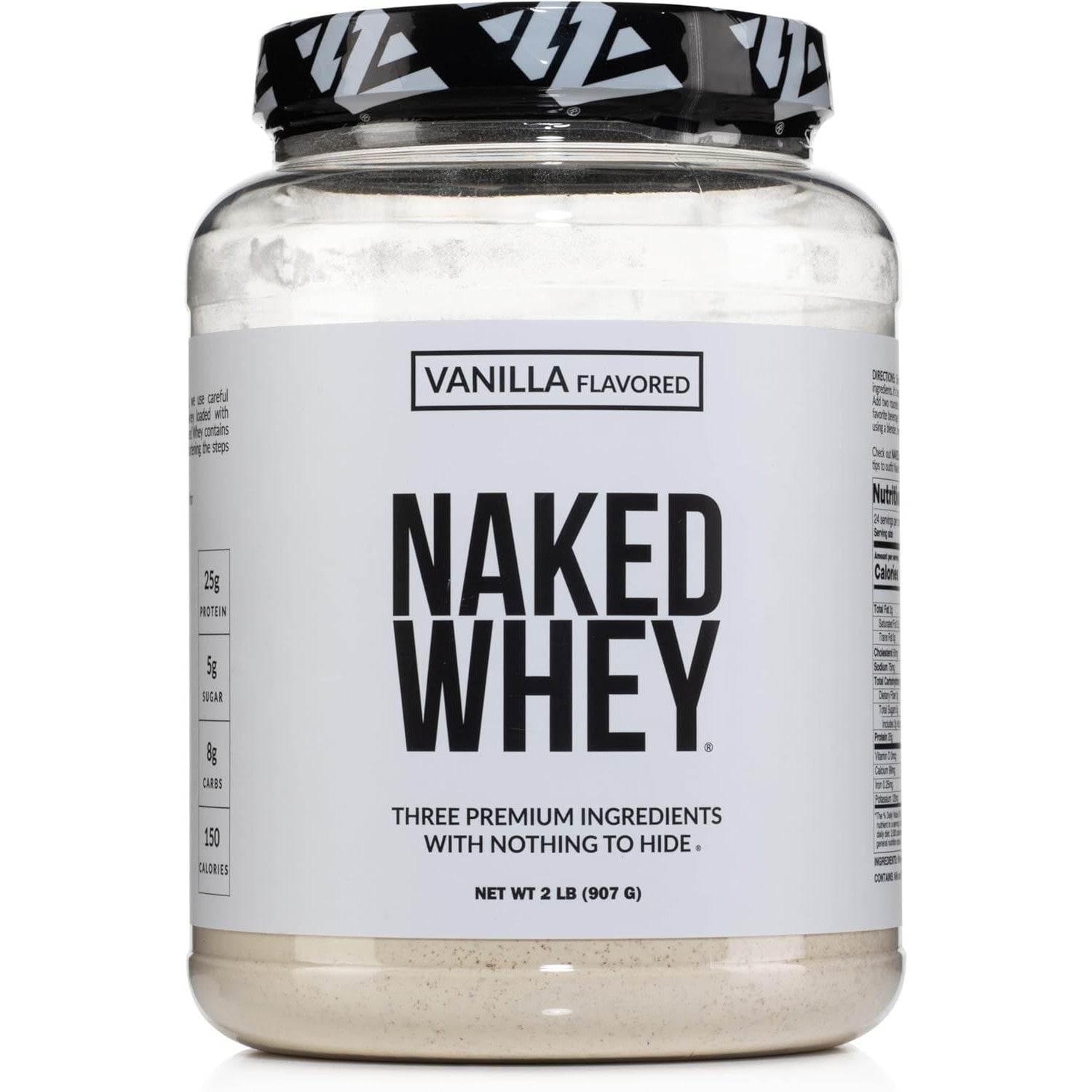 Buy now NAKED Whey 2LB 100% Grass Fed Whey Protein Powder - Only 1 Ingredient, Unflavored Whey Protein, Undenatured, Gluten Free, Soy Free, No GMOs, No Preservatives Vanilla 2 Pound (Pack of 1) at indiglob india