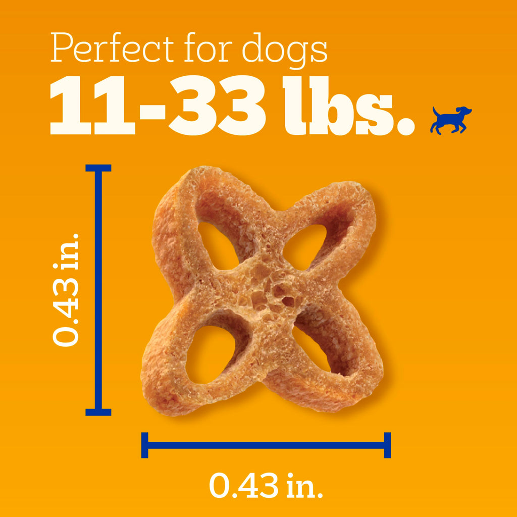 Pedigree Dentastix Chewy Chunx Small Dental Dog Treats, Chicken, 13.5 oz