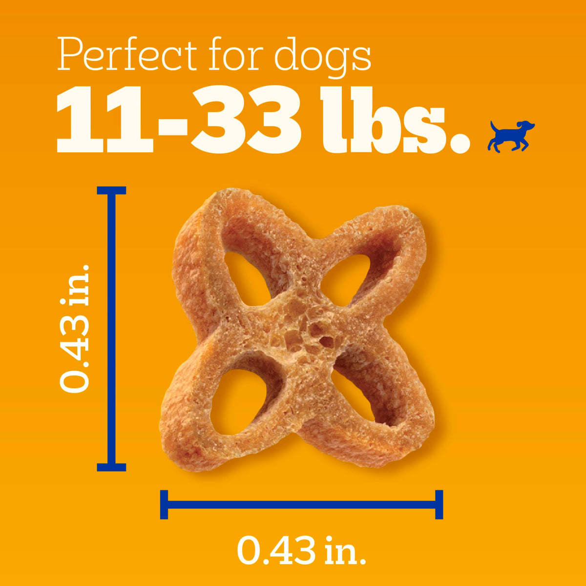Pedigree Dentastix Chewy Chunx Small Dental Dog Treats, Chicken, 13.5 oz