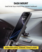 Buy now Scosche MAGDMB MagicMount Magnetic Phone Mount for Car, Dashboard Cell Phone Holder with 360Â° Adjustable Magnet Head, Universal Phone Stand for Car Compatible with iPhone, Samsung, and All Devices at indiglob india