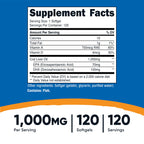 Nutricost Cod Liver Oil 1000mg, 120 Softgels - Non-GMO & Gluten Free