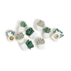 U Brands Succulent Push Pins Set, 9 Count, Three Assorted Styles