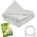 Buy now Grounding Sheet with 15ft Cord, Premium Cotton & Pure Silver Fiber Blend for Enhanced Sleep, Eco-Friendly Fabric (Crib Size, 52x27 Inches) – Promotes Wellness & Relaxation 80x76 inch at indiglob india