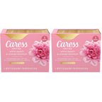 Caress Beauty Bar Soap For Noticeably Silky Soft Skin Daily Silk Extract and Floral Oil Essence 3.15 oz 3 Bars