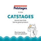 Catstages Scratch & Groom 3-in-1 Cat Scratcher, Brush, and Lounger, 18"