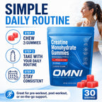 Creatine Gummies for Women, 1g Per Gummy, Low Sugar Watermelon Creatine Monohydrate Gummies, Performance, Workout Support