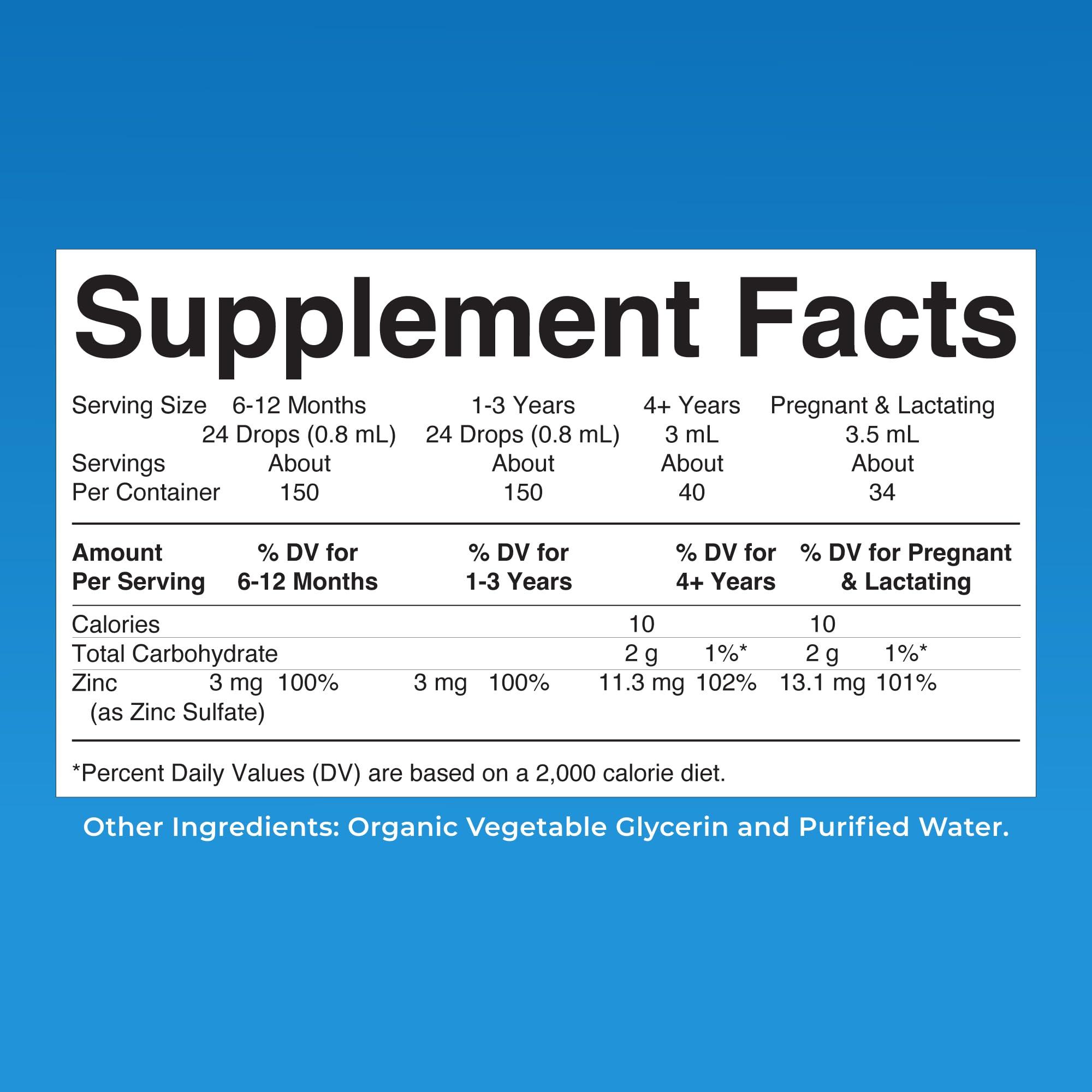 MaryRuth's Organic Liquid Zinc Supplement, Immune Support, Antioxidant, 4oz | Immune Support, Skin Health, Antioxidant, Cellular Metabolism, Zinc Sulfate