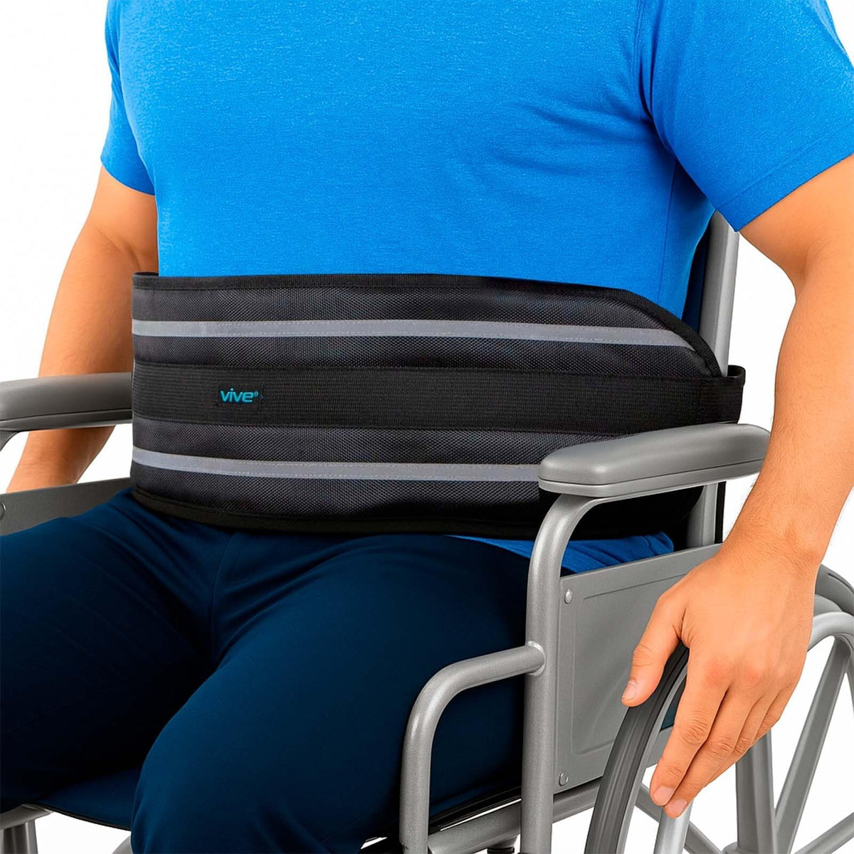 Vive Wheelchair Seatbelt - Safety Belt for the Elderly - Harness for Adults