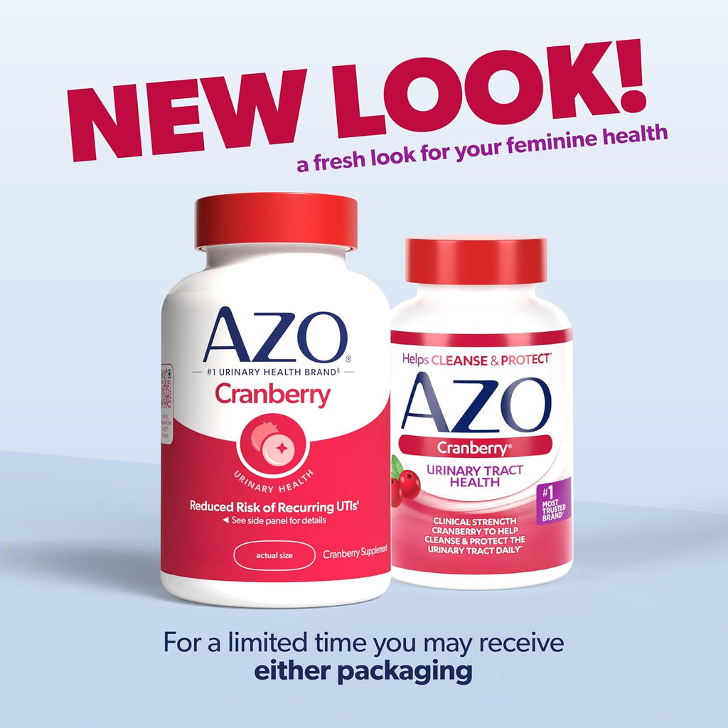Buy now AZO Cranberry Supplement, Made with Concentrated Whole Fruit Cranberry Powder to Help Cleanse and Protect the Urinary Tract*, Sugar Free Cranberry Pills, Non-GMO, 100 Softgels at indiglob india