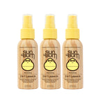Sun Bum Revitalizing Leave In Conditioner Detangler Spray - 1.5 oz (3-Pack) | Anti Frizz, Color Friendly, UV Protecting, Enriched with Coconut Oil and Banana, Vegan, Travel Friendly