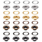 Bememo 1/4 Inch Grommet Kit 200 Set Grommets Eyelets with Install Tool