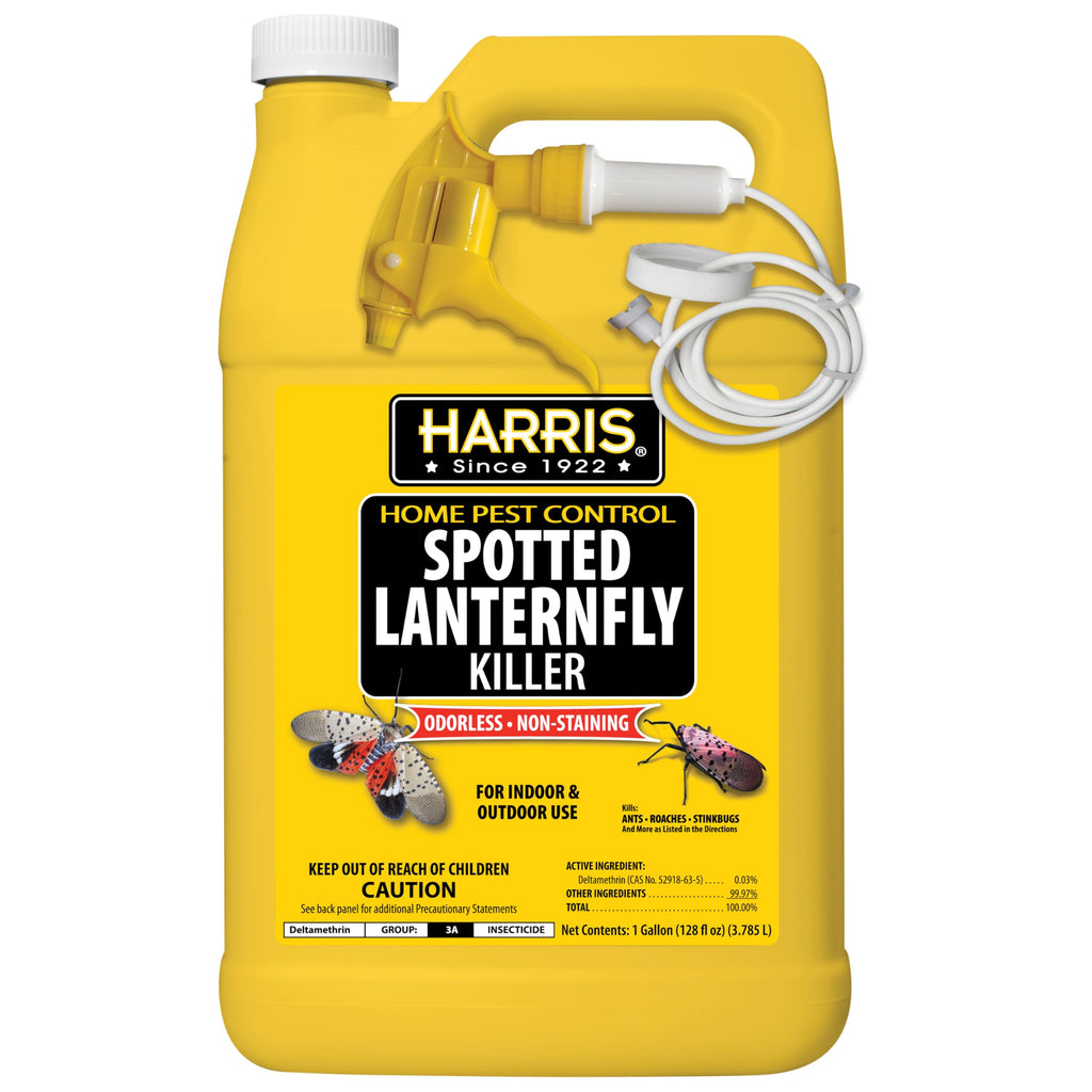 Harris Spotted Lantern Fly Killer, Odorless and Non Staining Ready to Use Spray, 128oz